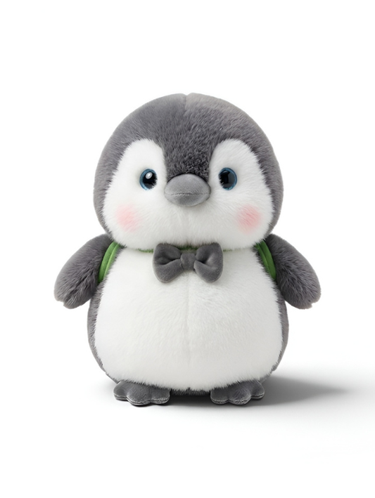 Penguin Toy with Bow Tie & Backpack – CozyPal 8-Inch Plush Ultra-Soft Stuffed Animal for Toddlers and Kids ST16672