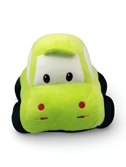 Green Plush Toy Car for Kids – (9 INCH) Cute Stuffed Vehicle Pillow, Soft Fabric Car Cushion, Toddler Plush Car Toy for Boys & Girls, Decorative Car Plushie Gift ST14172