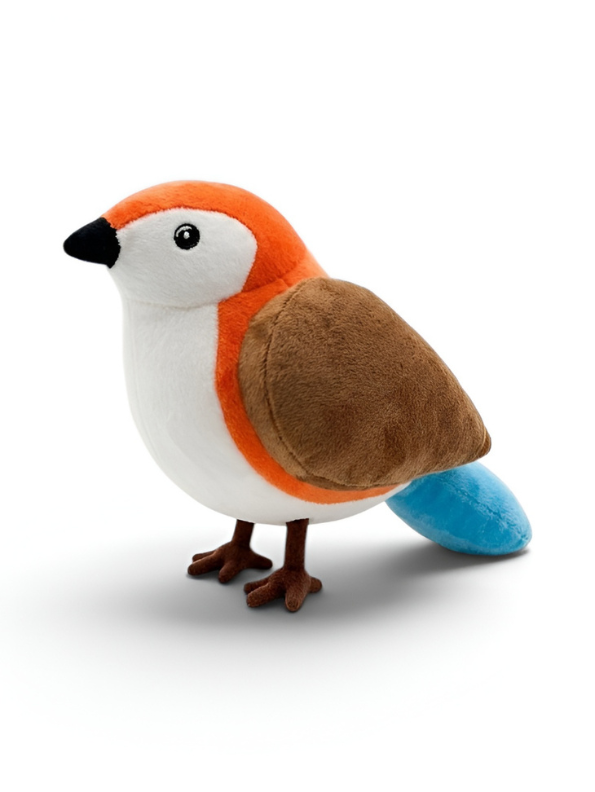 Robin Plush Toy – 10-Inch Premium Soft Stuffed Animal Bird for Toddlers, Realistic Forest Friend Nursery Decor and Educational Play ST16478