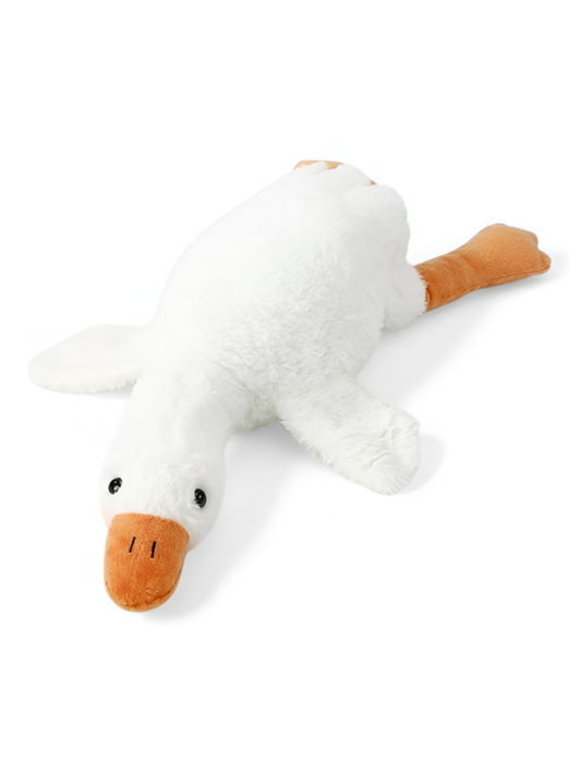 White Goose Plush Toy – 8 Inch Soft Kawaii Swan Stuffed Animal Pillow for Kids & Home Decor ST11542