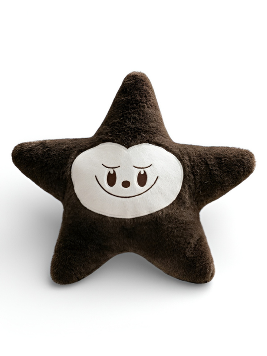 Pop Mart The Monsters Star Plush Toy Brown – 7 Inch Cute Star Shaped Soft Stuffed Doll for Kids, Collectors & Kawaii Plush Lovers ST15978