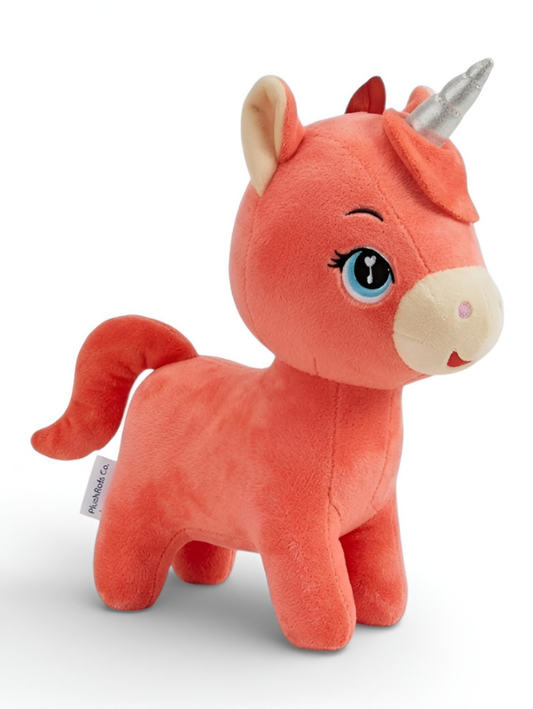 Unicorn Soft Toy Plushie – 7-Inch Cute Stuffed Animal for Kids, Girls & Toddlers | Soft Velvet Fabric with Silver Metallic Horn | Cuddly Gift Toy ST11926