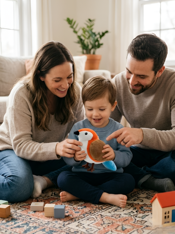 Robin Plush Toy – 10-Inch Premium Soft Stuffed Animal Bird for Toddlers, Realistic Forest Friend Nursery Decor and Educational Play ST16478