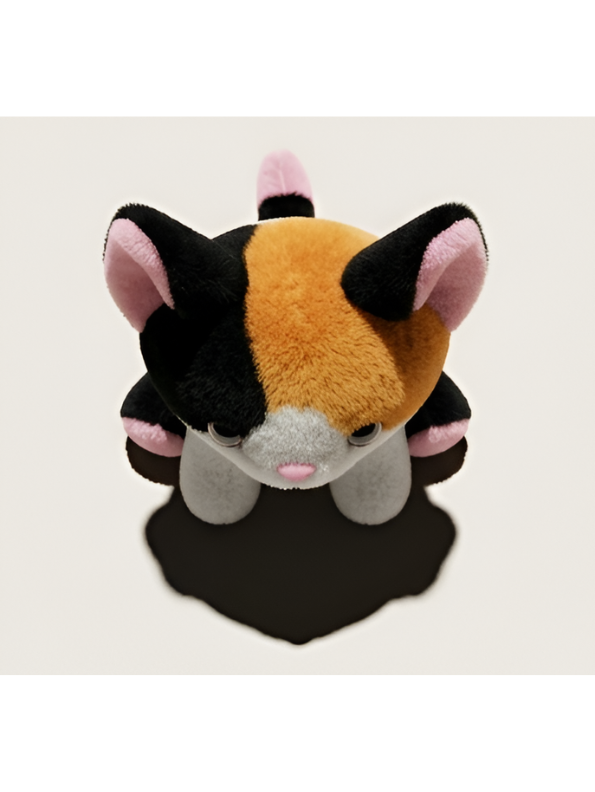 Calico Cat Plush Toy – 8-Inch Cute Stuffed Animal Kitty for Kids and Toddlers, Tri-Color Kitten Soft Toy Gift ST16507