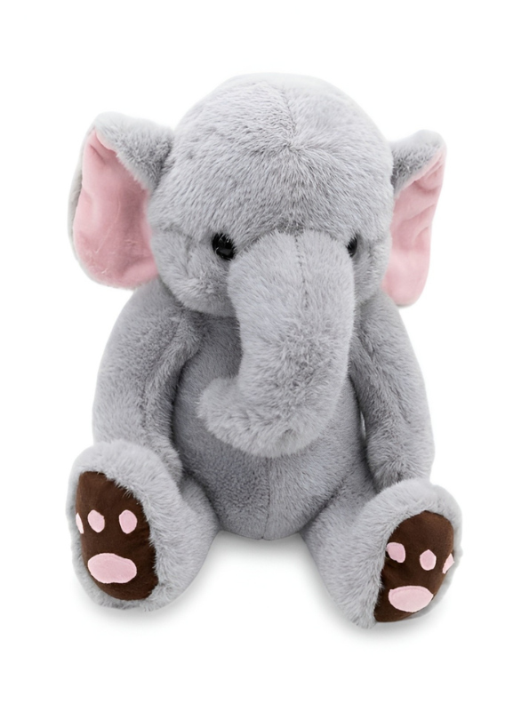 Grey Elephant Soft Toy (30CM) – Premium Plush Stuffed Animal, Ultra-Soft Cuddly Elephant Toy for Kids, Toddlers & Baby Gifts ST16023
