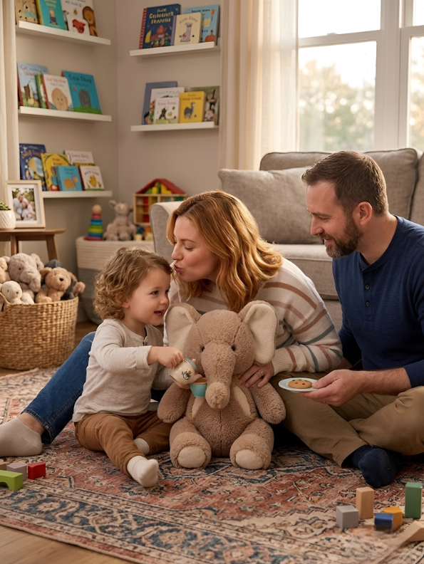 Brown Elephant Plush Toy (40CM) – Premium Cuddly Stuffed Animal, Ultra-Soft Hugging Elephant for Kids, Toddlers & Baby Gift ST15853