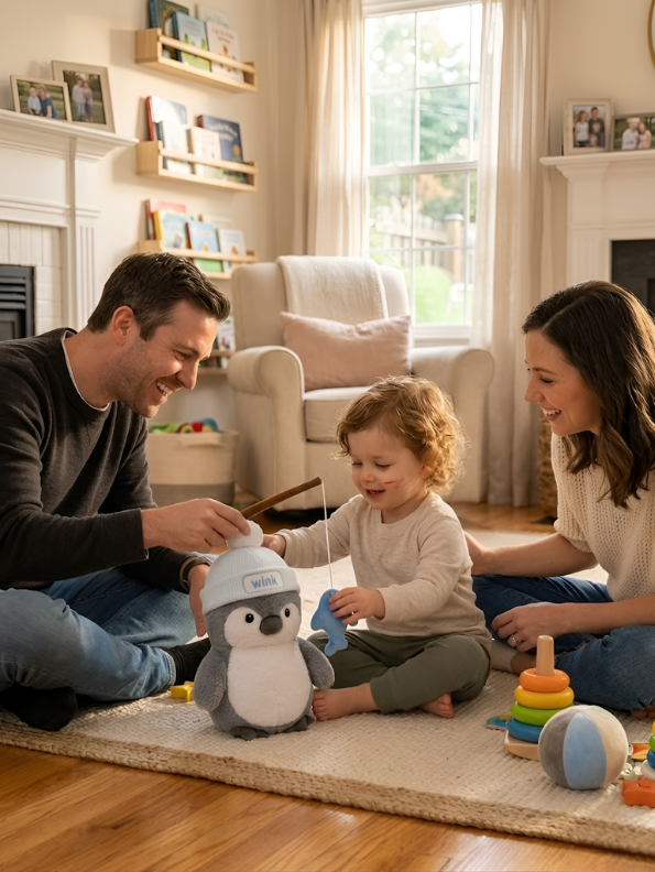 Premium Penguin Plush Soft Toy with Fishing Rod & Beanie (30 CM) – Cute Stuffed Animal for Kids, Gifts & Collectors ST15883