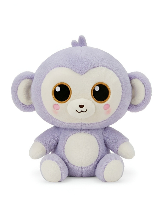 Adorable Monkey Plush Toy for Kids & Toddlers – 8-Inch Ultra-Soft Stuffed Animal with Sparkle Eyes, Rosy Cheeks & Cuddly Design ST14120