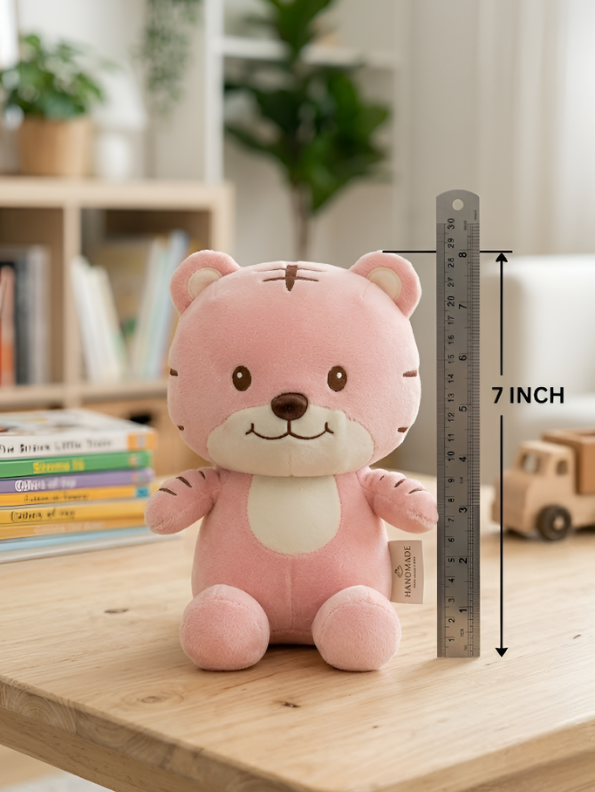 Tiger Plush – 7-Inch Premium Soft Stuffed Animal Toy for Toddlers and Kids – Hand-Stitched Kawaii Nursery Decor ST14706