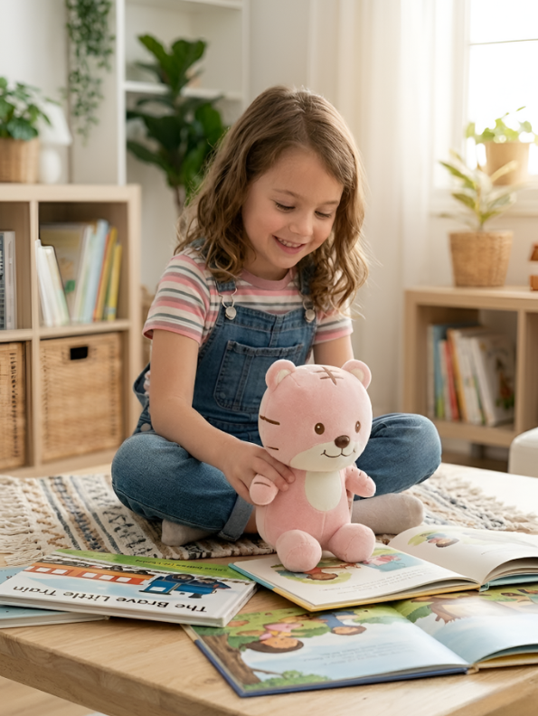 Tiger Plush – 7-Inch Premium Soft Stuffed Animal Toy for Toddlers and Kids – Hand-Stitched Kawaii Nursery Decor ST14706