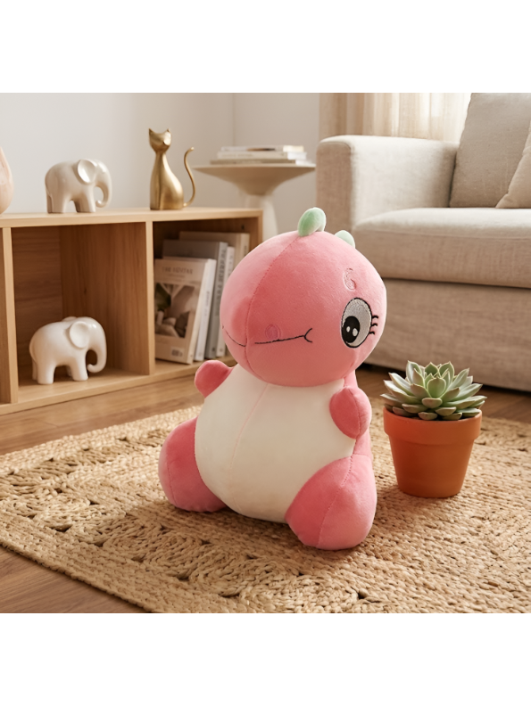 Dinosaur Plush Toy – 7-Inch Soft Stuffed Animal Dino with Cute Embroidery – Small Kawaii Dinosaur Doll for Toddlers, Kids ST14707