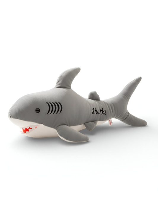 Shark Stuffed Animal Soft Plush Toy – 9-Inch Grey Ocean Shark Soft Pillow for Kids & Adults ST7939