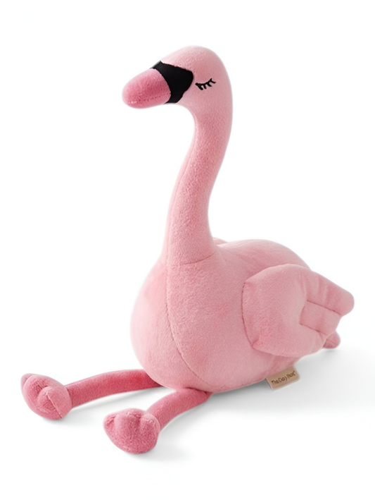 Pink Swan Plush Toy (7-Inch) – Ultra-Soft Cuddly Stuffed Bird with Pink Beak & Legs, Perfect Nursery Décor & Adorable Birthday Gift for Toddlers and Kids ST12006
