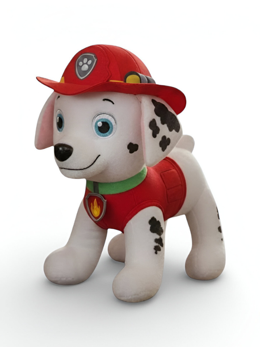 PAW Patrol Marshall Plush Toy 22cm – Official Soft Cuddly Fireman Dog Teddy for Kids | PAW Patrol Stuffed Animal Gift ST7948