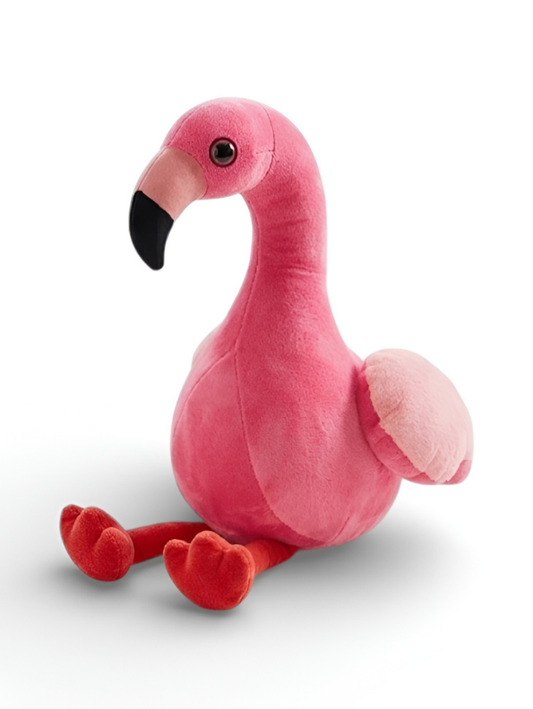 Pink Flamingo Plush Soft Toy – 7 Inch Cute Stuffed Flamingo Bird, Ultra Soft Plushie for Kids, Nursery Decor & Baby Shower Gift ST11905