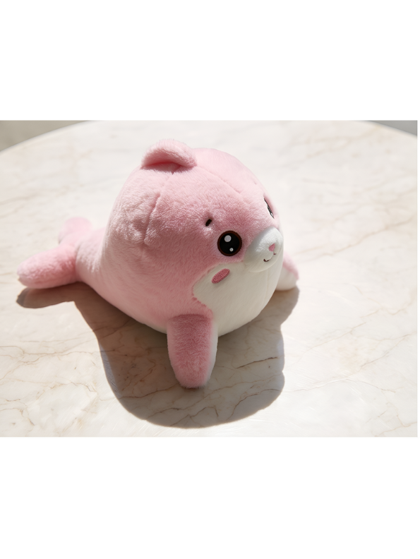 Pink Dolphin Plush Toy – 8-Inch Cute Soft Stuffed Ocean Animal Pillow for Kids and Toddlers, Adorable Nursery Décor and Birthday Gift ST14128