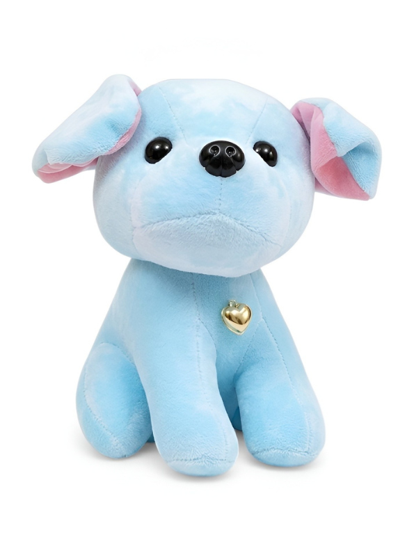 Blue Labrador Puppy Plush Soft Toy with Bell Collar – 7-Inch Ultra-Soft Stuffed Dog for Kids & Toddlers, Cute Cuddly Animal Gift for Boys & Girls ST12003