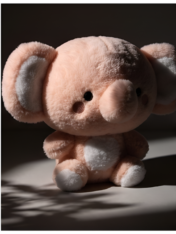 Pink Elephant Plush Stuffed Animal – 8-Inch Cute Soft Baby Elephant Toy for Infants Toddlers ST14123