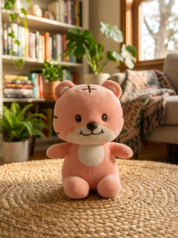 Tiger Plush – 7-Inch Premium Soft Stuffed Animal Toy for Toddlers and Kids – Hand-Stitched Kawaii Nursery Decor ST14706
