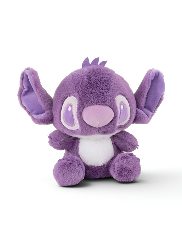 Disney Lilo & Stitch Plush Toy, 8-Inch Soft Stuffed Animal Alien Doll, Cute Purple Stitch Collectible Plushie for Kids ST14873