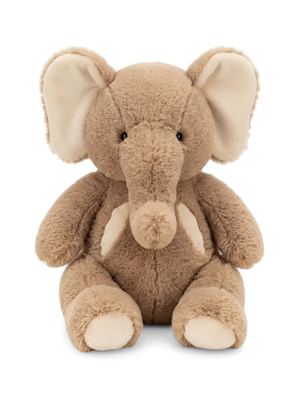 Brown Elephant Plush Toy (40CM) – Premium Cuddly Stuffed Animal, Ultra-Soft Hugging Elephant for Kids, Toddlers & Baby Gift ST15853