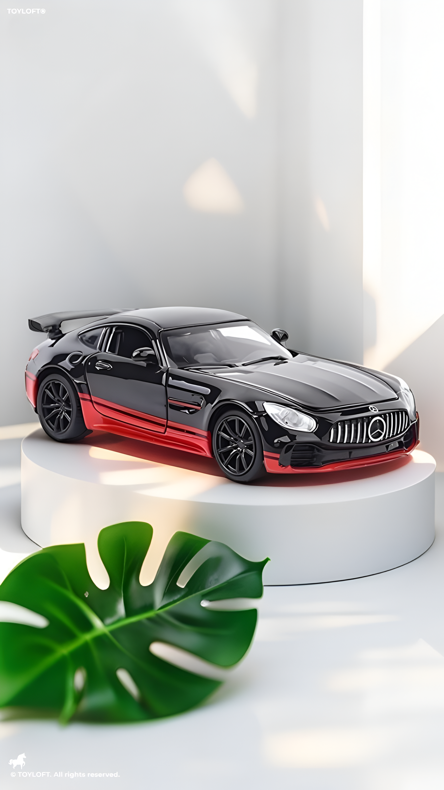 Mercedes Benz AMG GT Metal Model Diecast Car - Red - Scale 1:24 - LMI15452