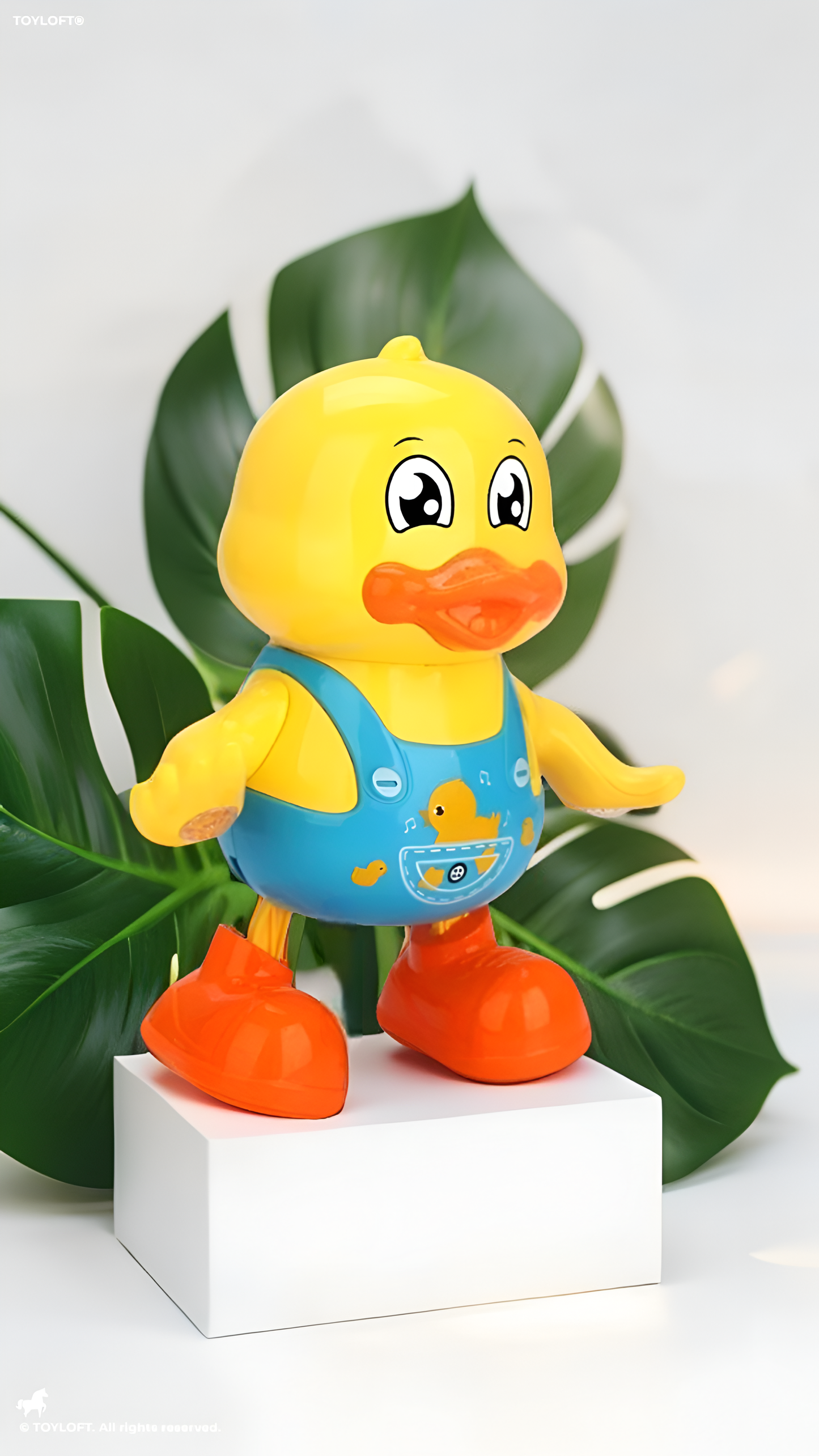 Dancing Duck Toy with Music & LED Lights – Interactive Walking Toy LMI15126.