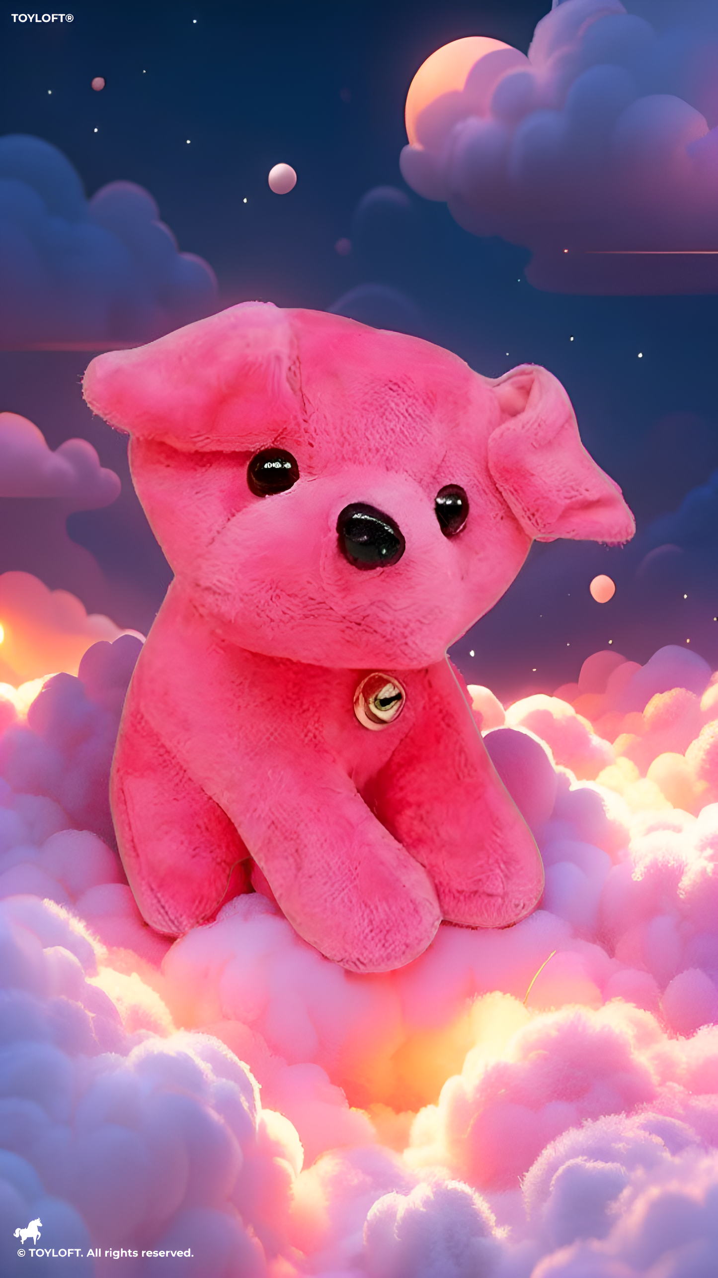 Pink Labrador Puppy Plush Soft Toy with Bell Collar – 7-Inch Ultra-Soft Stuffed Dog for Kids & Toddlers, Cute Cuddly Animal Gift for Boys & Girls ST12003