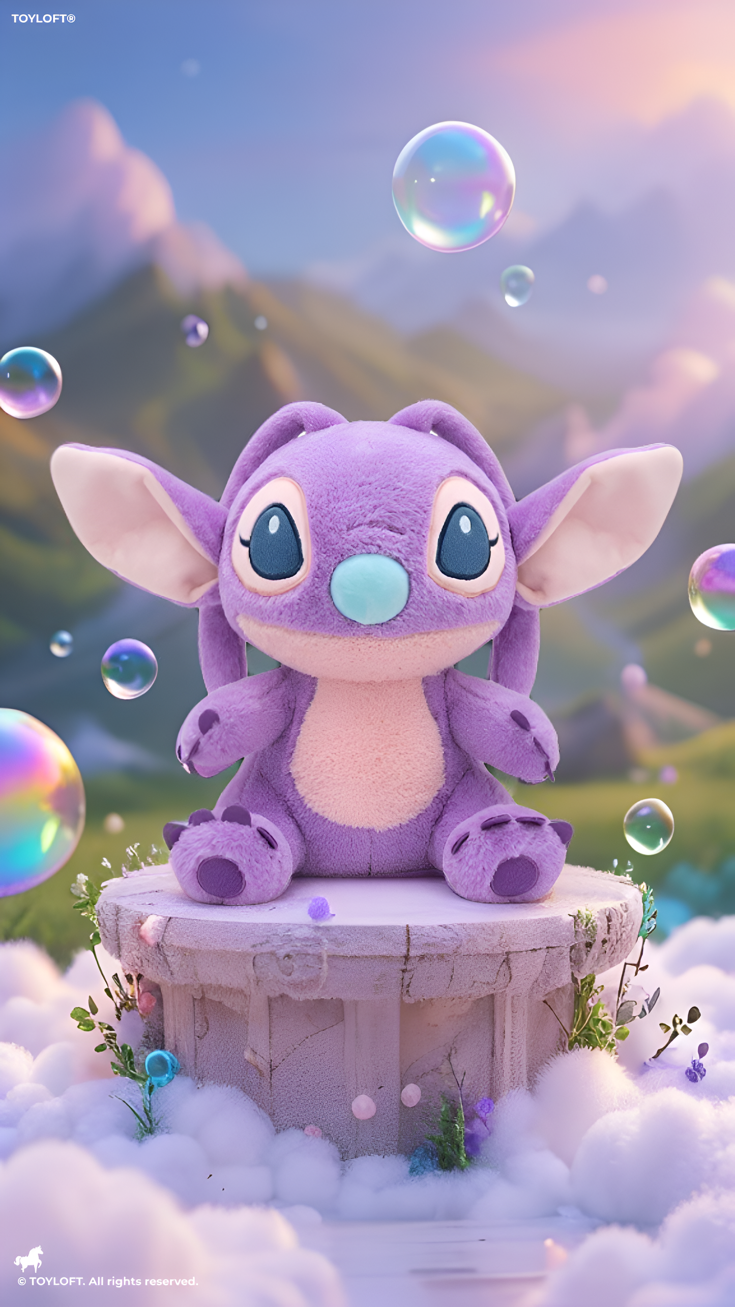 Official Disney Lilo & Stitch 10-Inch Plush Toy – Cozy Edition Ultra-Soft Stitch Stuffed Animal, Cute Purple Alien Plushie for Kids and Collectors ST15436