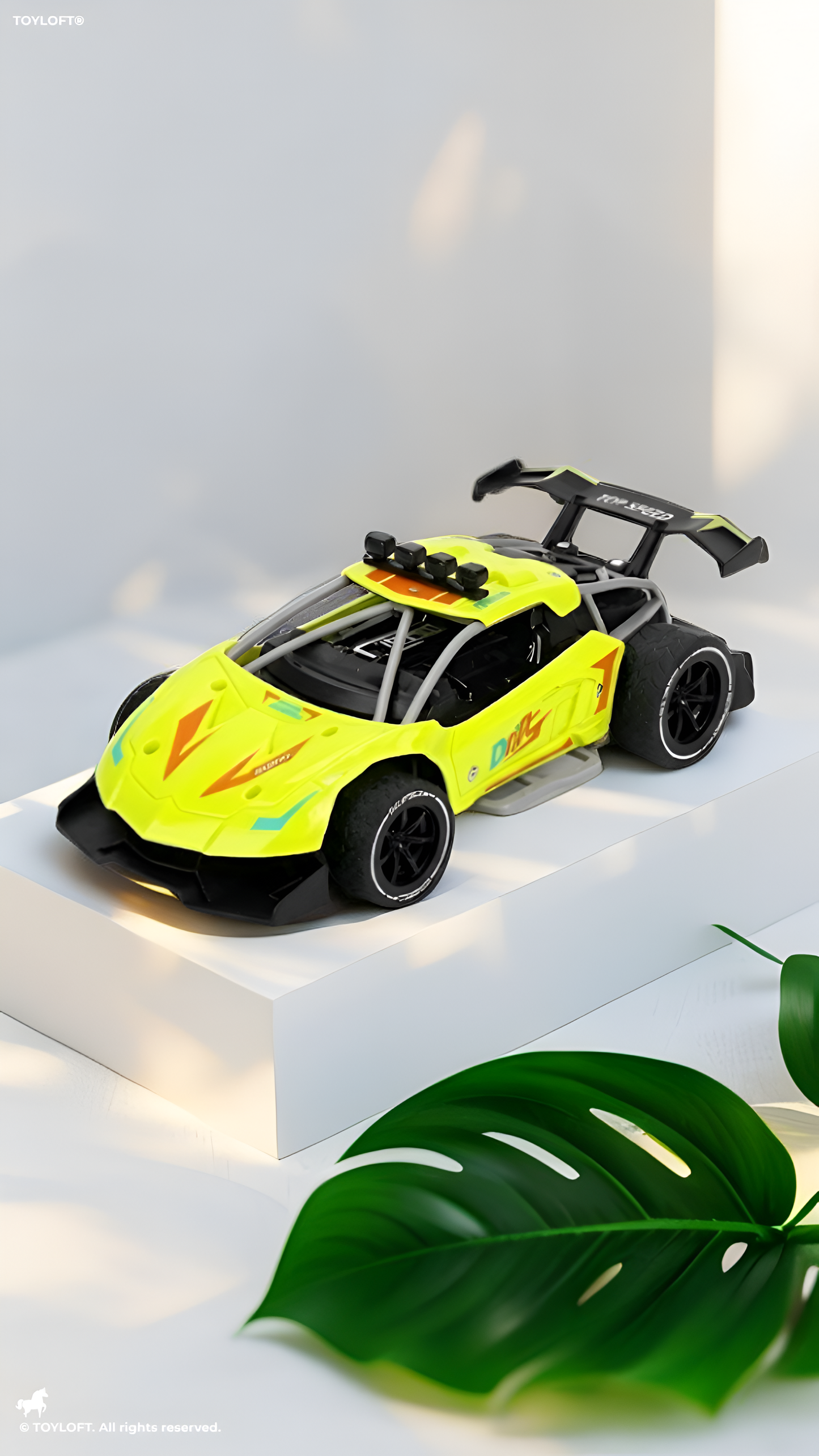 Remote Control Drift Crawler Racing Car Toy Lime Green LMI13744.