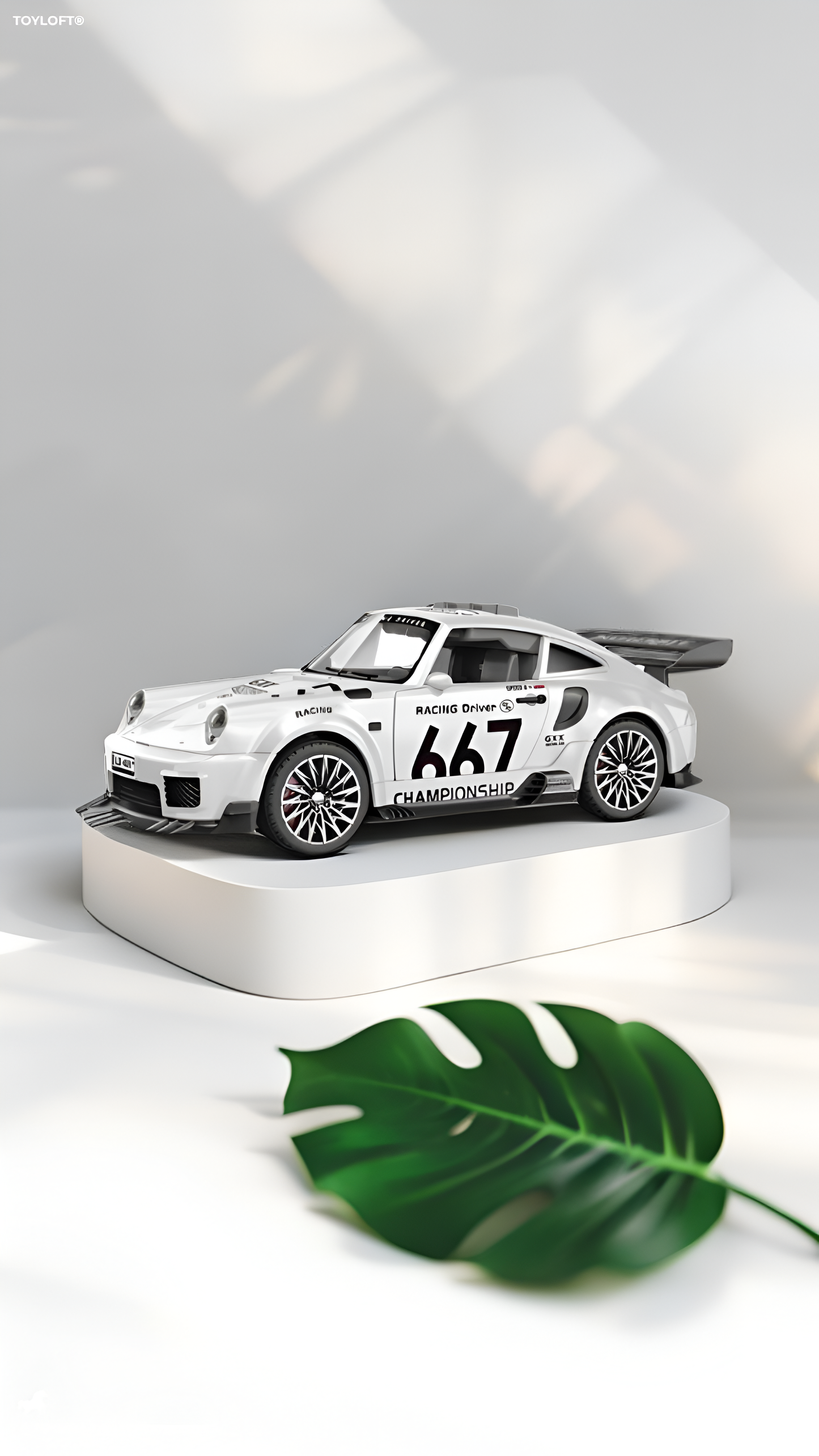 Porsche 911 Sports Model Car with Realistic Spray Smoke TV6654.