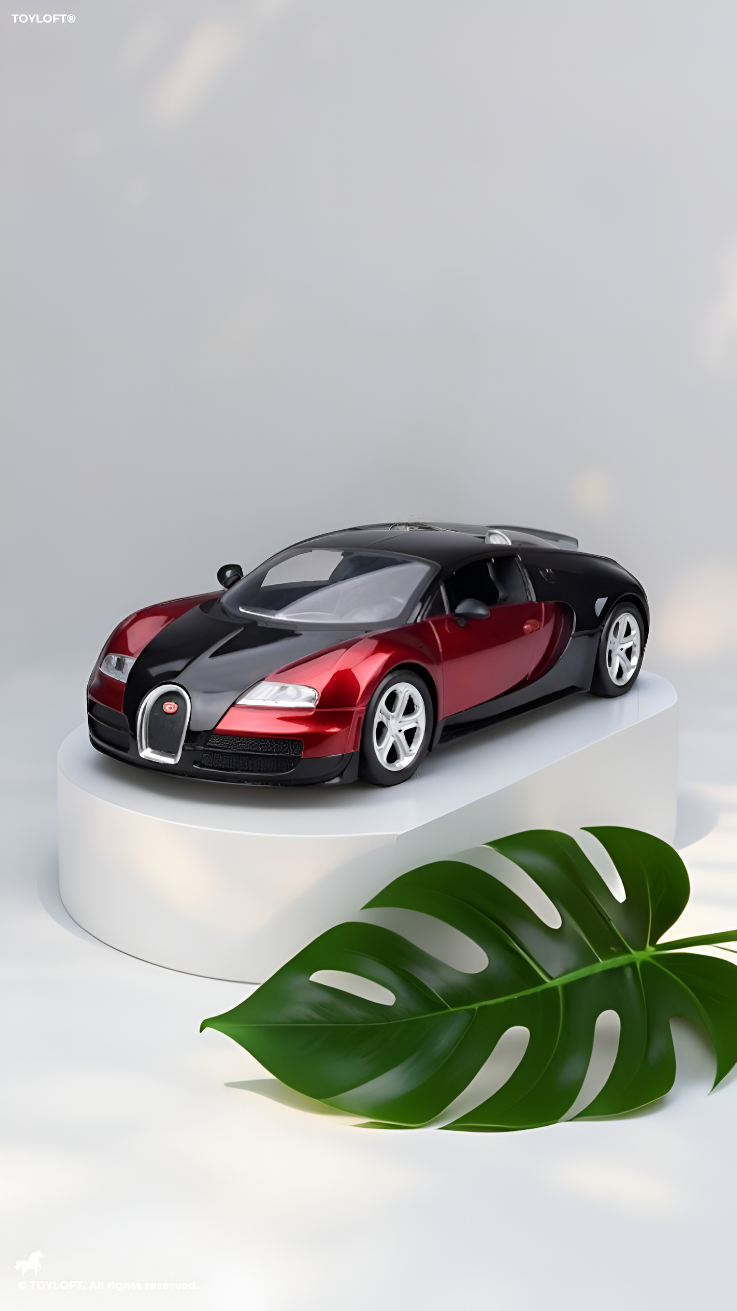 Bugatti Veyron Remote Control RC Car with Lights & Smooth Steering LMI8612.