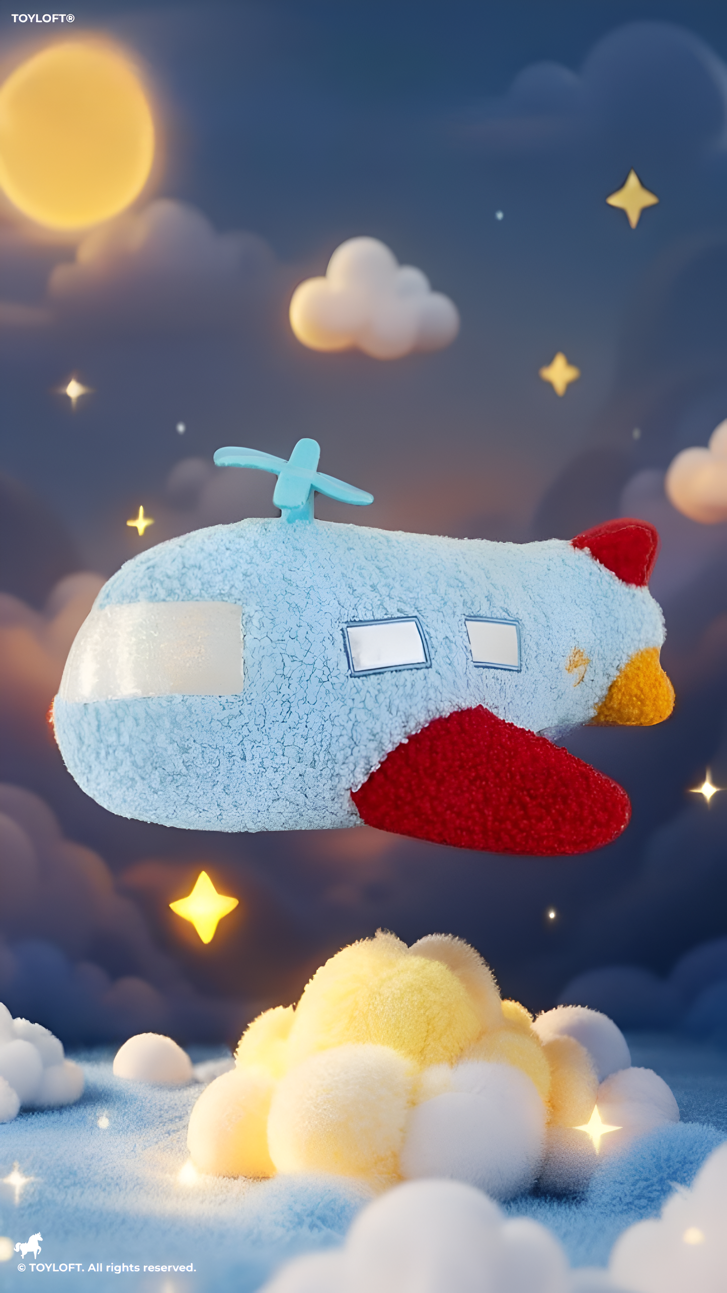 Soft Plush Airplane Toy for Kids – 8 Inch Blue Stuffed Aircraft Pillow, Ultra-Soft Cuddle Toy for Toddlers, Cute Nursery Decor & Gift for Boys and Girls ST14186