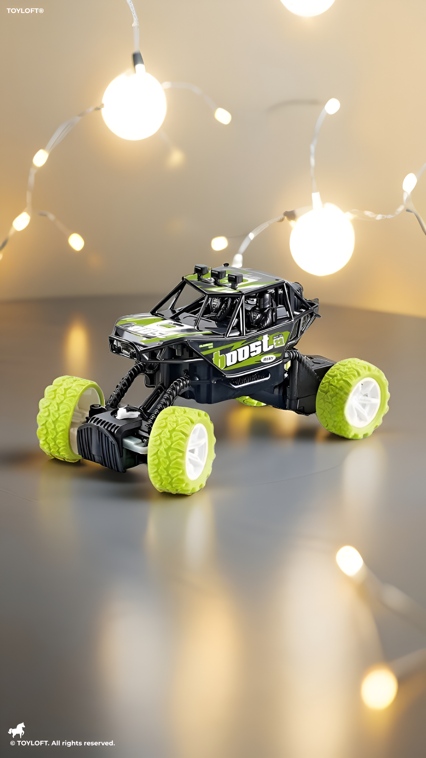 High-Performance RC Rock Crawler Truck Green LMI12194.