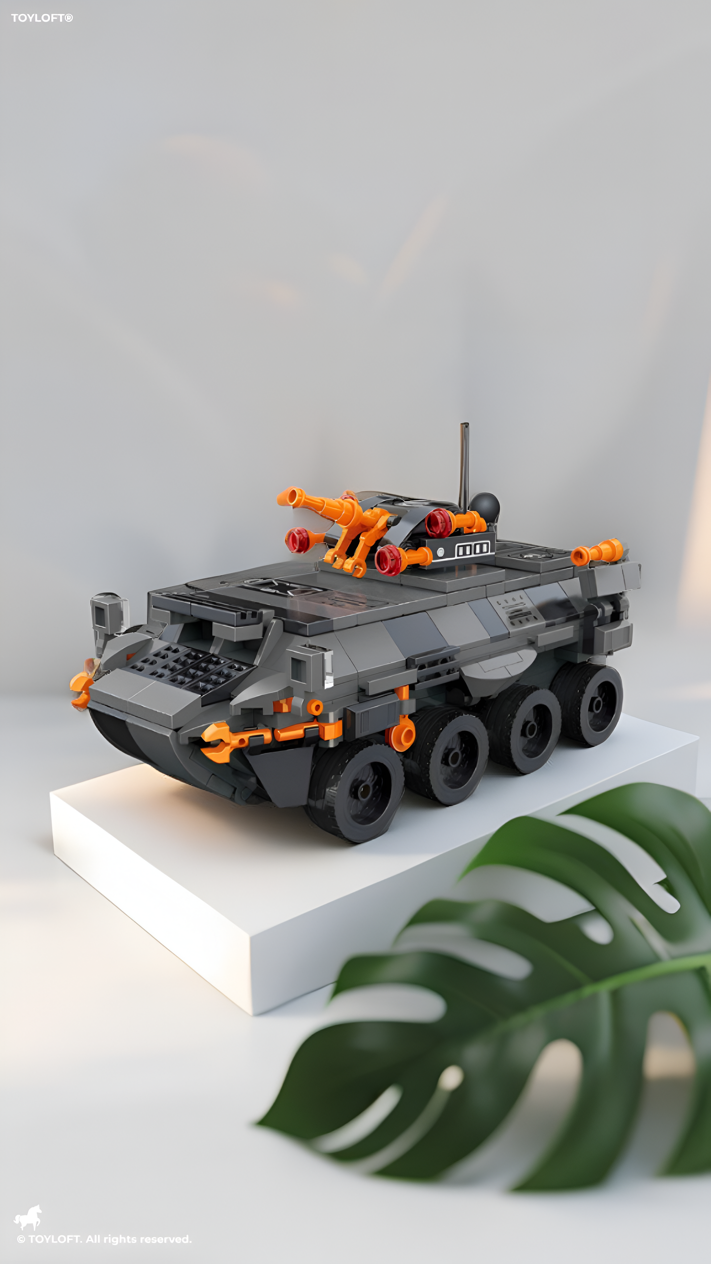 Military 3-in-1 Building Block Set | Transformable Armored Tank, Tactical Truck & Stealth Plane | 542+ Pcs STEM Construction Toy for Kids Ages 6+ TV6208
