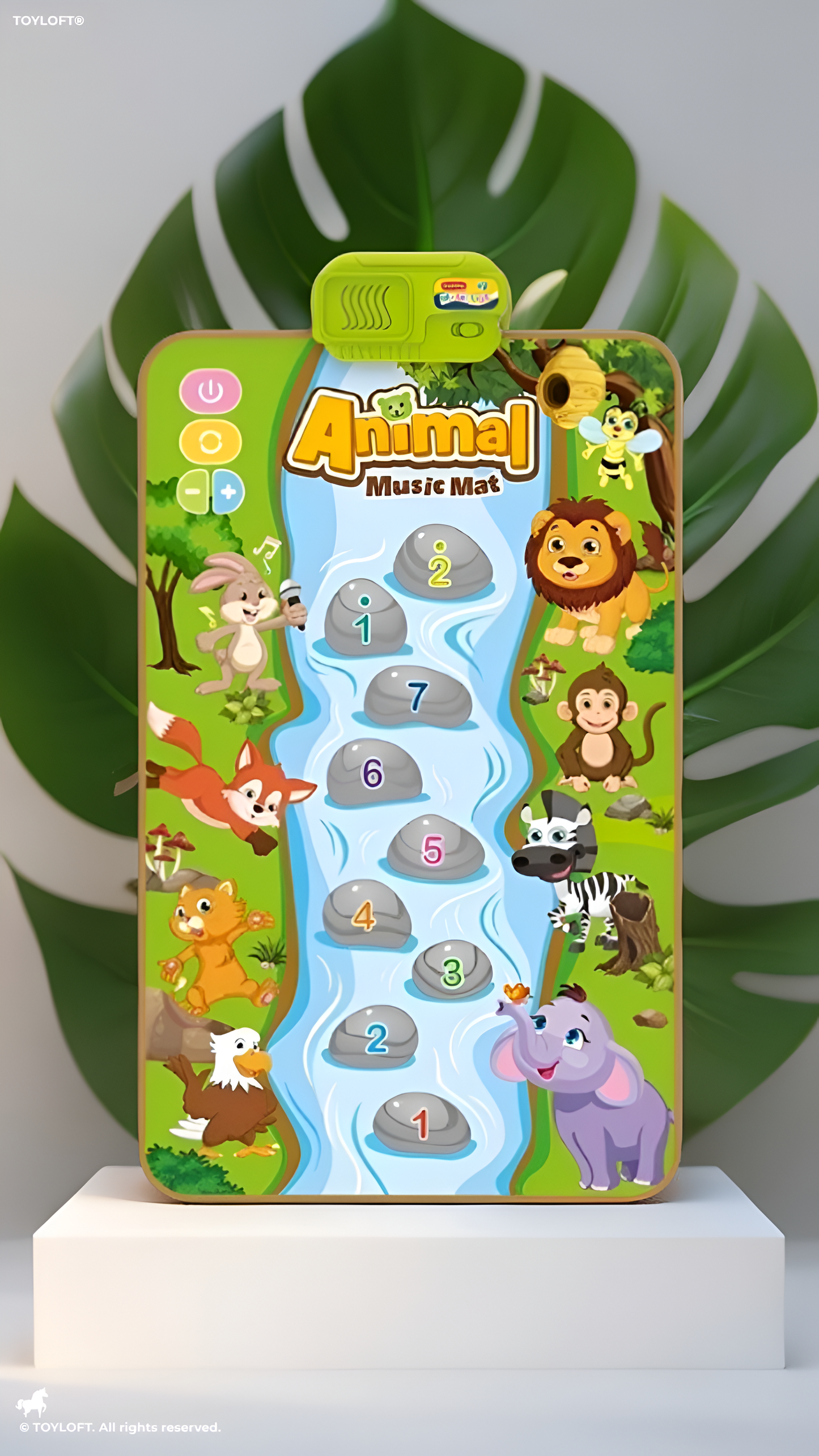 Animal Music Mat – Piano Dance Play Mat with 9 Musical Keys, Animal Sounds & Educational Fun Toy LMI15318.