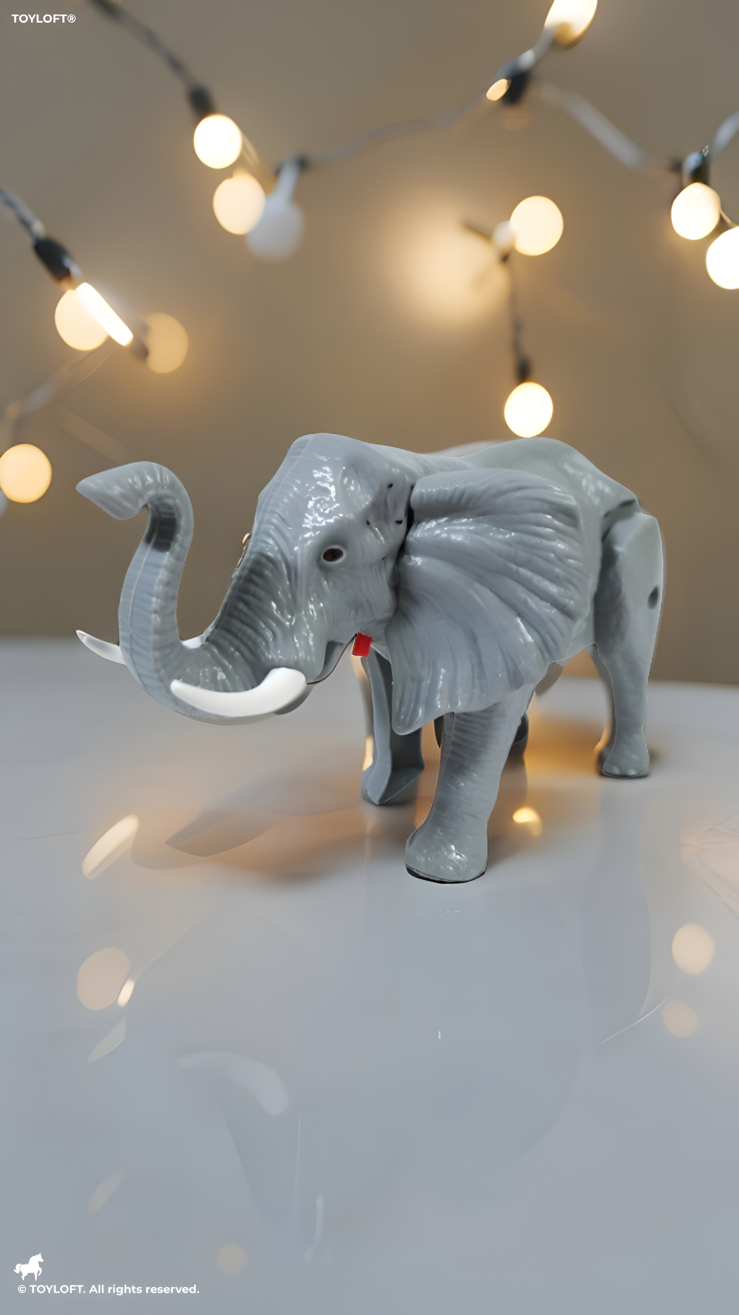 Walking Elephant Toy – Battery Operated Walking Elephant Toy with Realistic Sounds LMI14073.