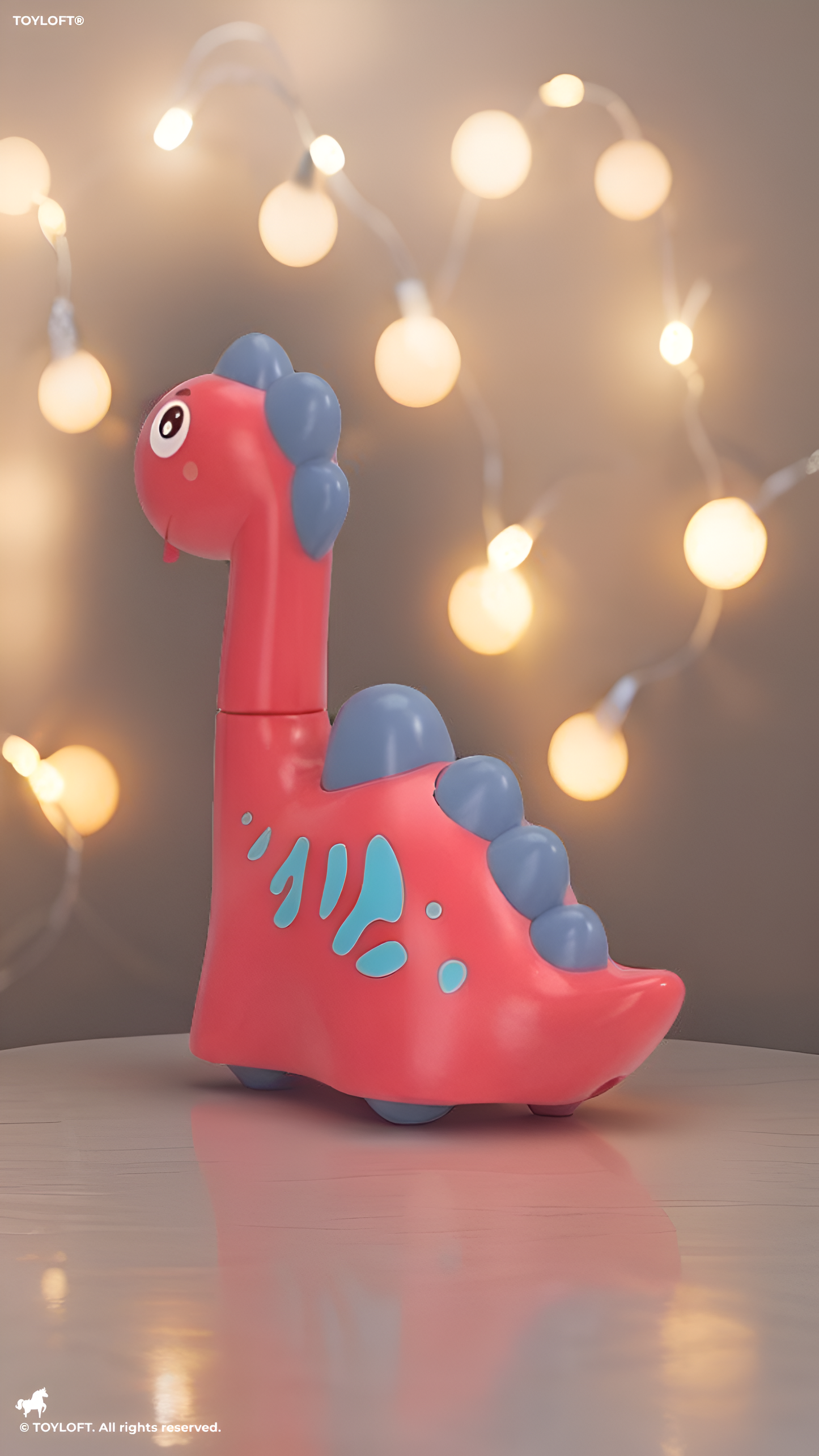 3-Pack Colorful Interactive Dinosaur Figures – Walking Triceratops & Brontosaurus Toy Set LMI15134.