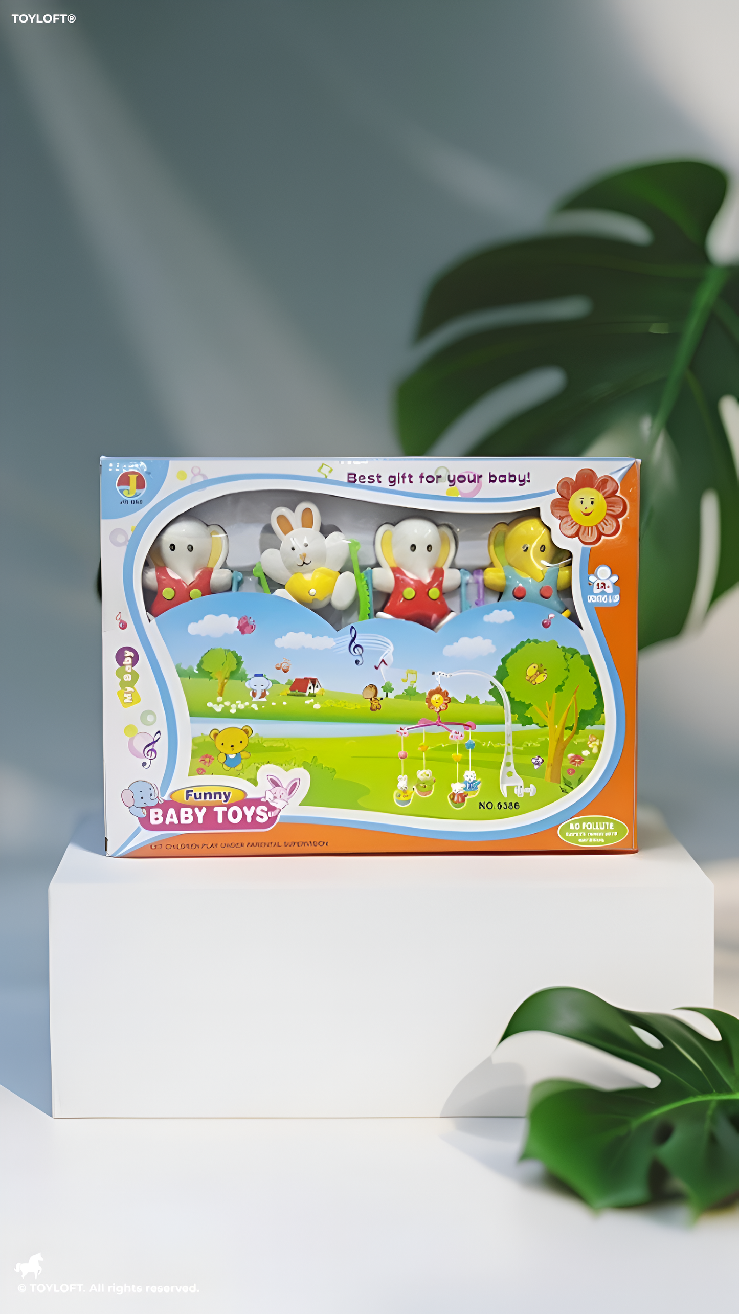Funny Baby Toys Animal Crib Mobile Set TV5732.
