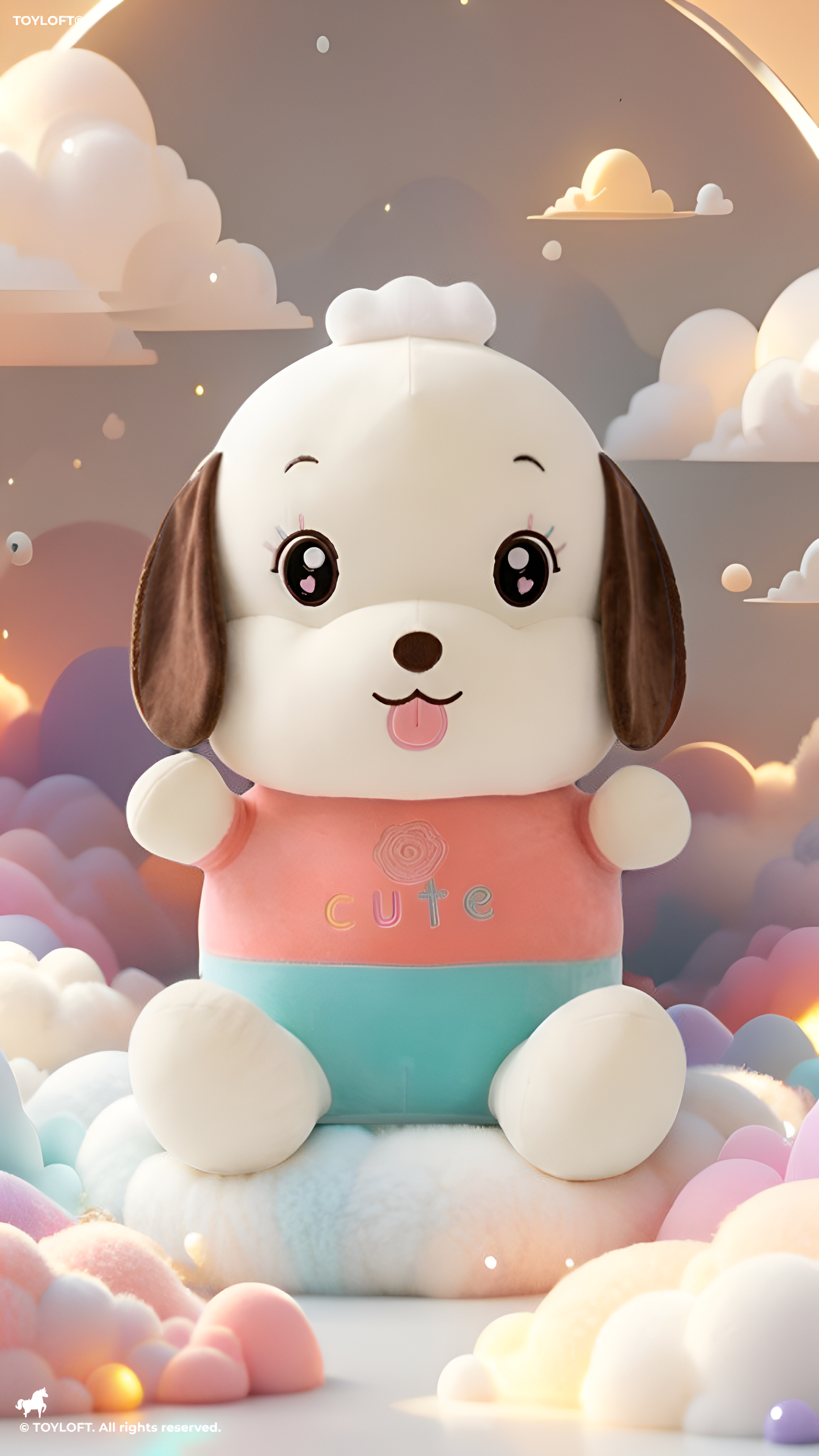 Puppy Plush Toy – 12-Inch Cute Ultra-Soft Stuffed Dog with Colorful Outfit, Safe & Cuddly Gift for Kids, Toddlers & Babies ST13992