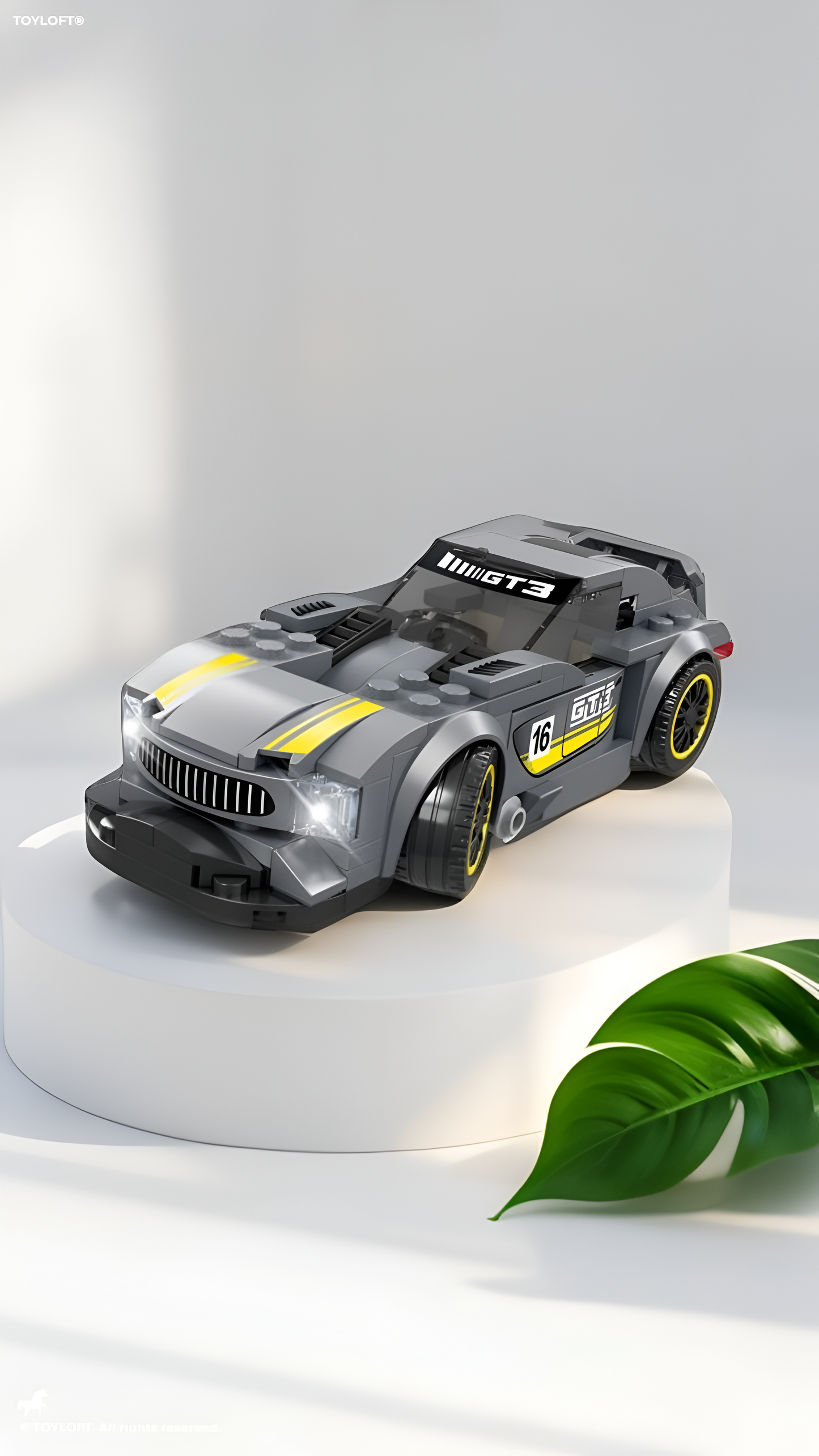 Building Block Set Supercar AMG GT3 Building Blocks Set Toy For Kids