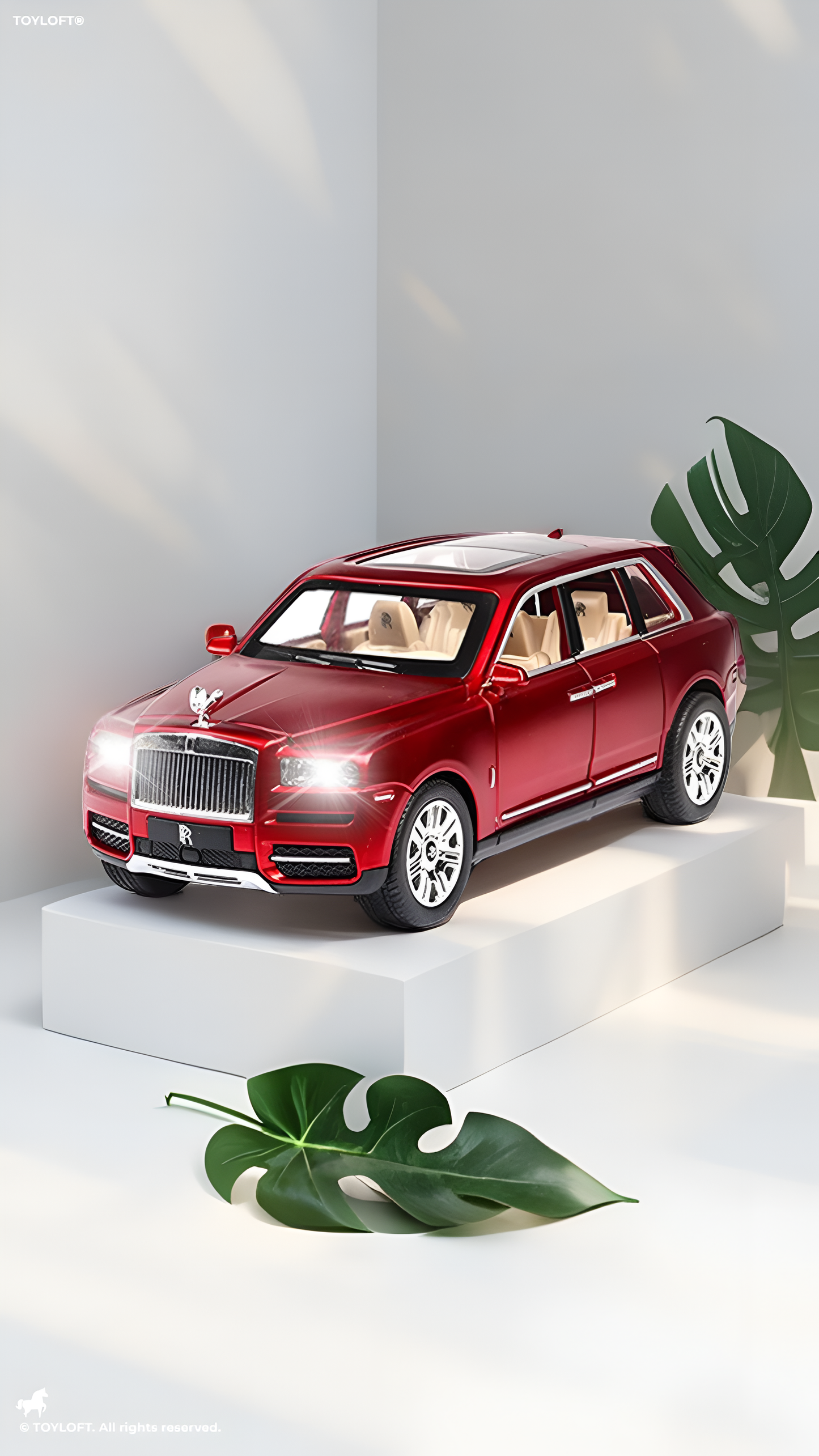 1:24 Scale Rolls-Royce Cullinan Die-Cast Model Car - Luxury SUV with Sound & Light - Free Car Inside - LMI13863