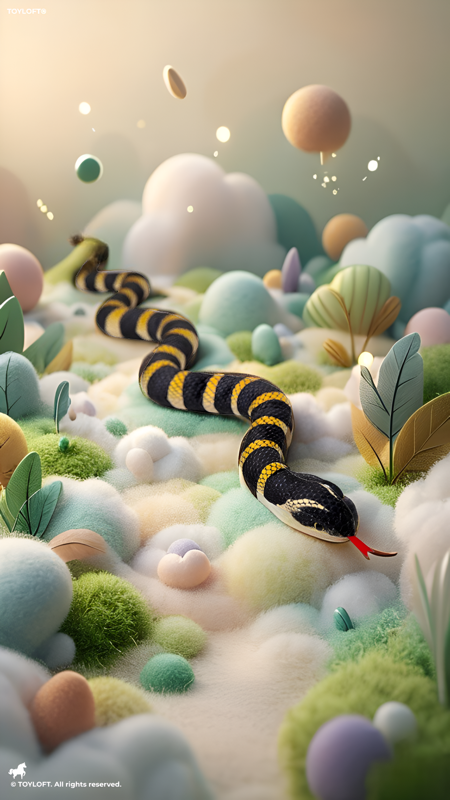 Realistic 100 cm Snake Plush Toy – Large Soft Stuffed Animal ST14993.