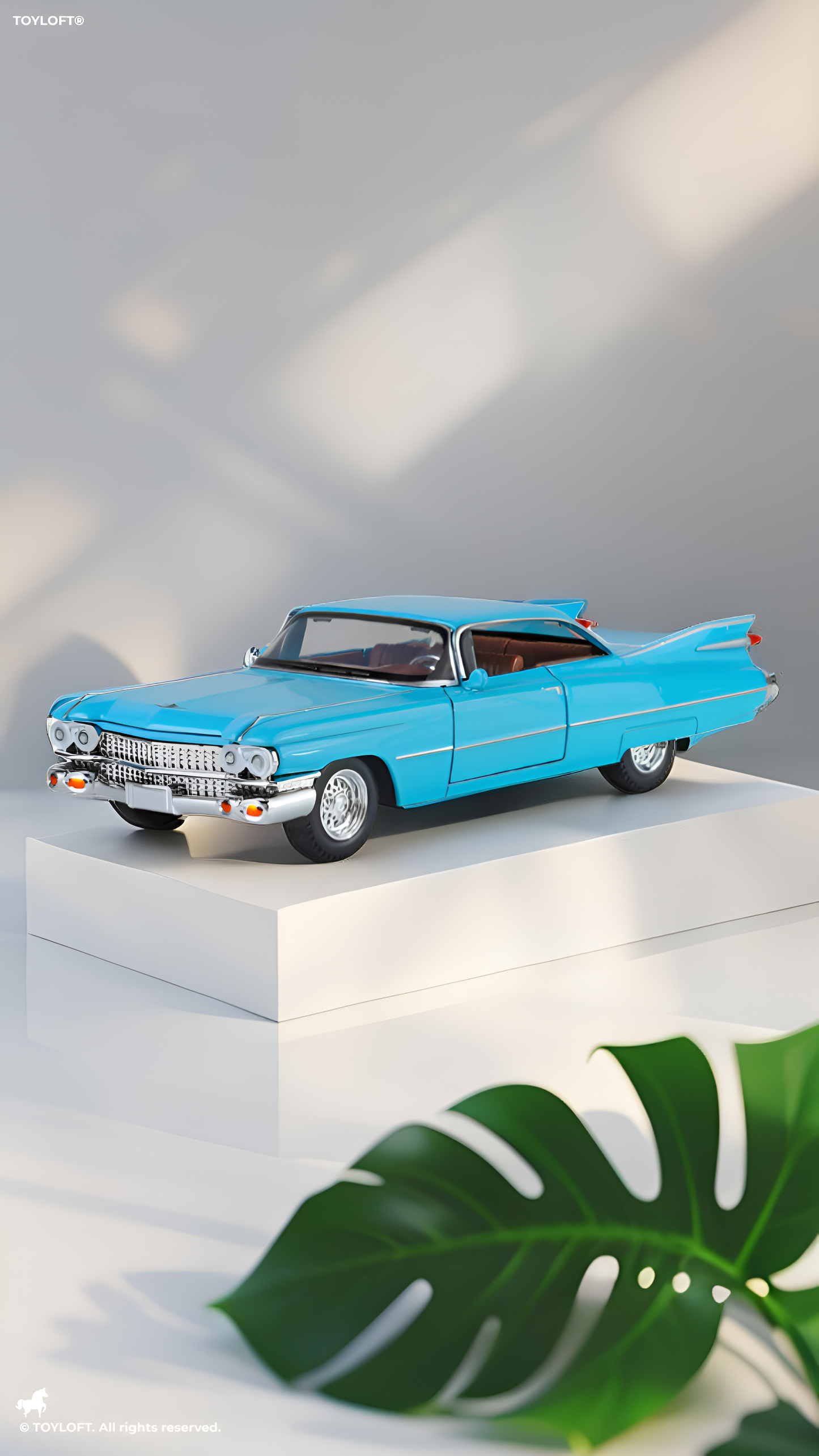 1959 Cadillac Series 62 Diecast Model Car 1:24 Scale – Classic Vintage American Luxury Collectible - Free Car Inside - TV6123.