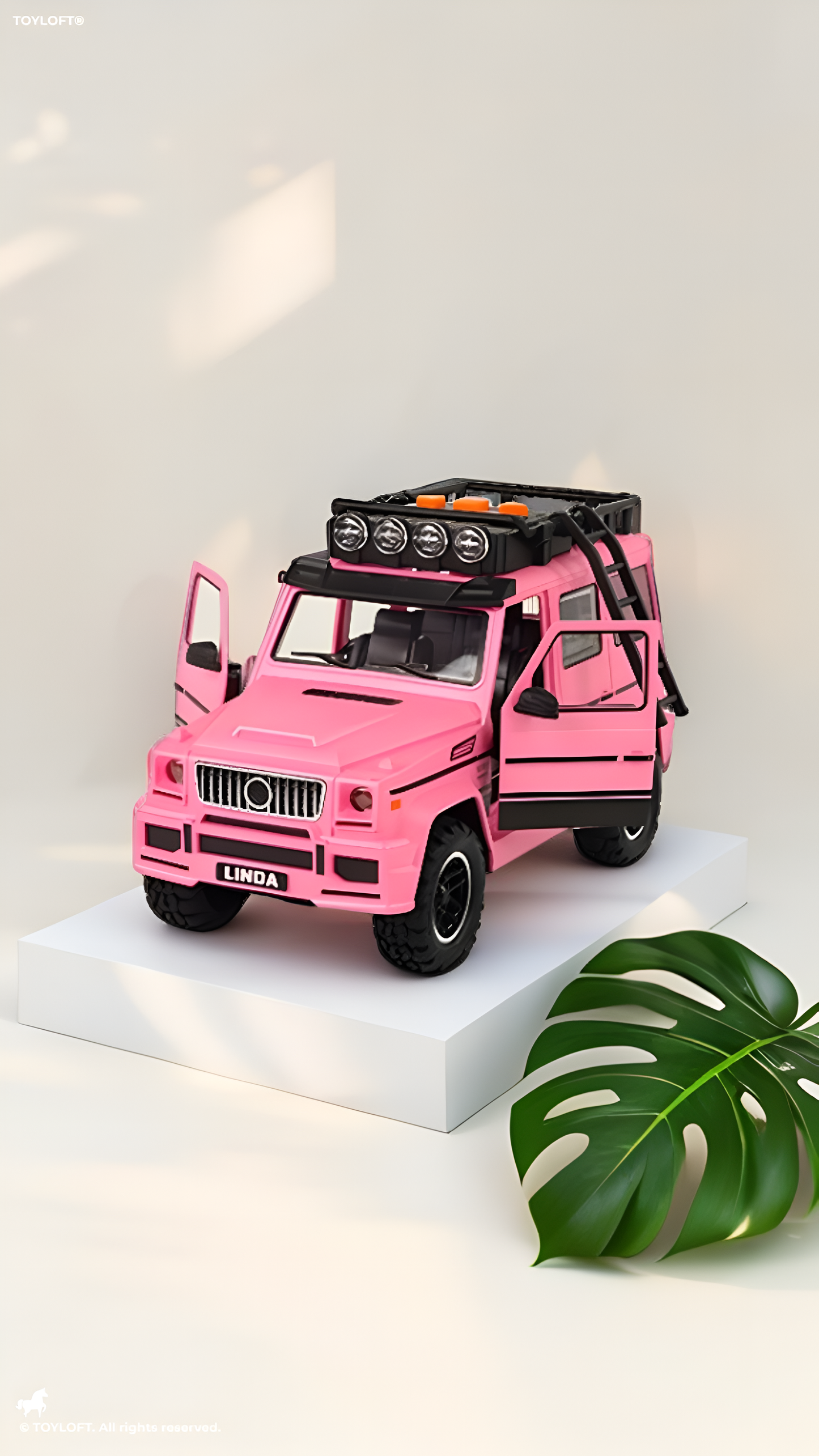 Off-Road Diecast Car - Pink NX12187 - Free Car Inside.
