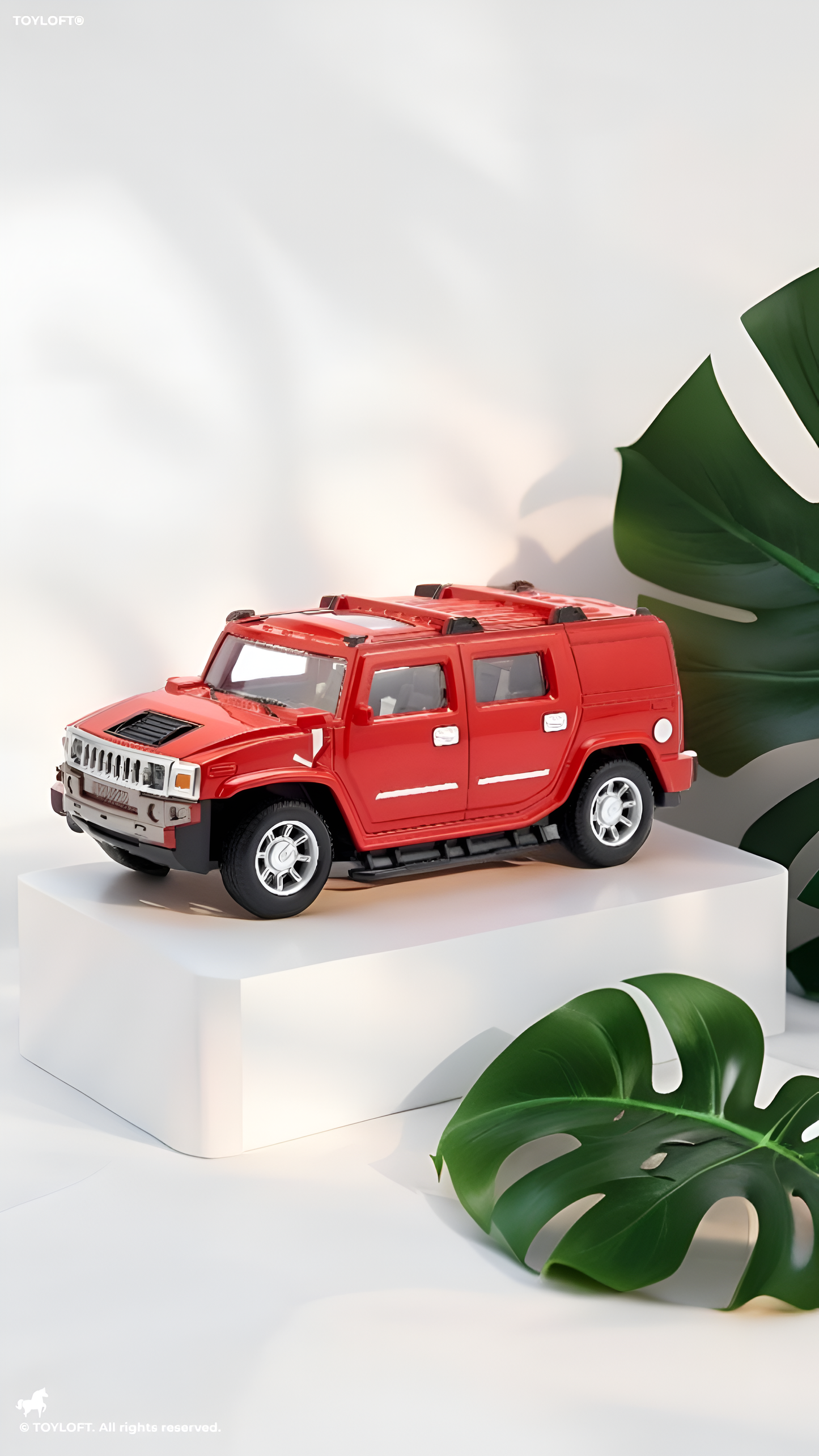Orange RC Off-Road SUV Toy with Remote Control Steering Wheel, 1:16 Scale Electric Monster Truck for Kids, Durable All-Terrain Radio Controlled Vehicle Gift for Boys & Girls TV6851