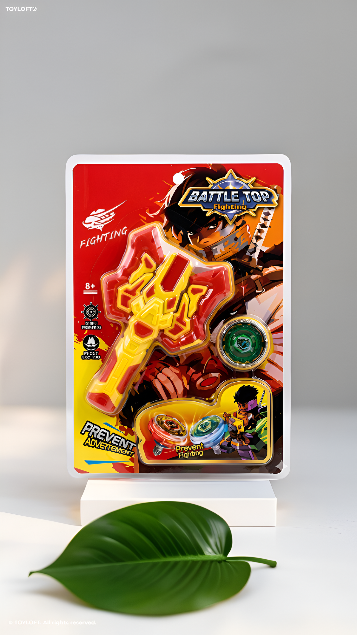 Battle Top Spinning Toy Set with Power Launcher NX16579.