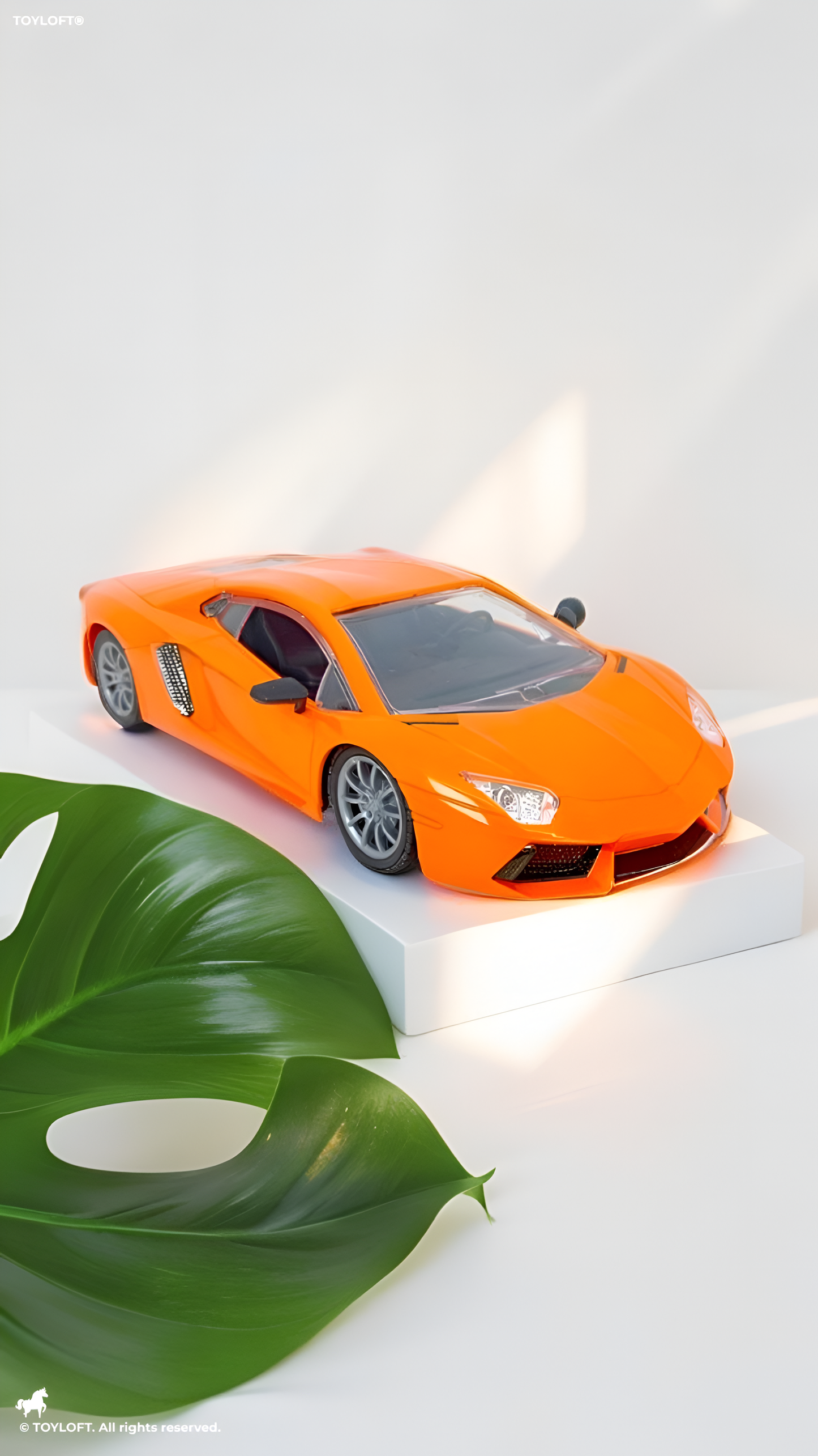 Lamborghini Remote Control Car Rechargeable | High Speed RC Sports Car Toy for Kids Orange LMI14041.