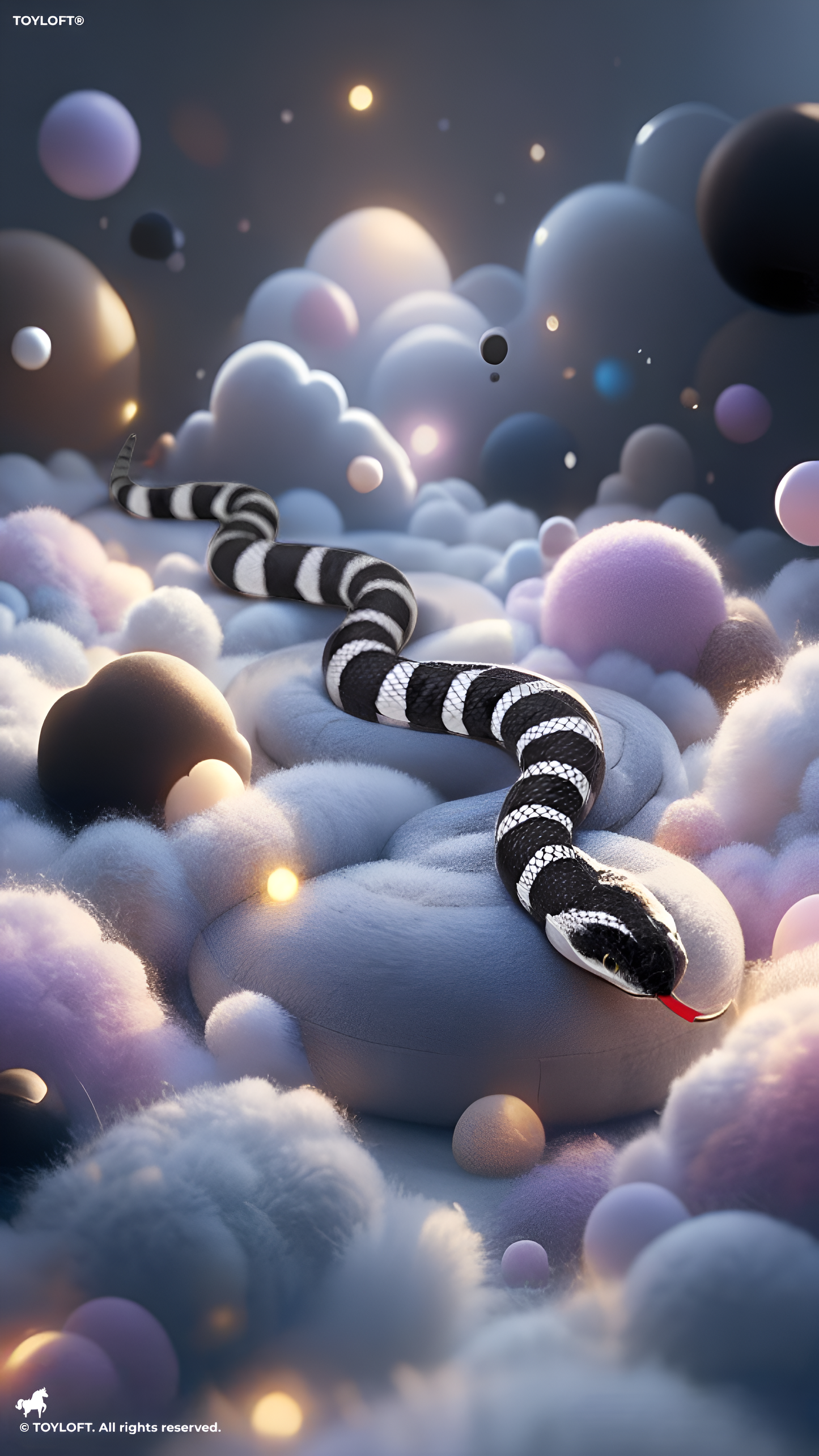 Realistic 100 cm Snake Plush Toy – Large Soft Stuffed Animal Black ST14993.