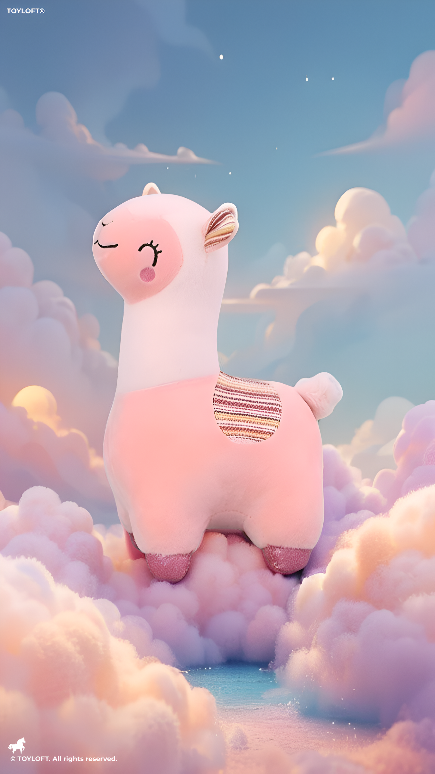 Alpaca Plush Toy 8 Inch – Soft Stuffed Alpaca Animal Doll ST11599.